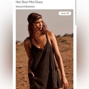 NWOT Free People Hot Shot mini dress